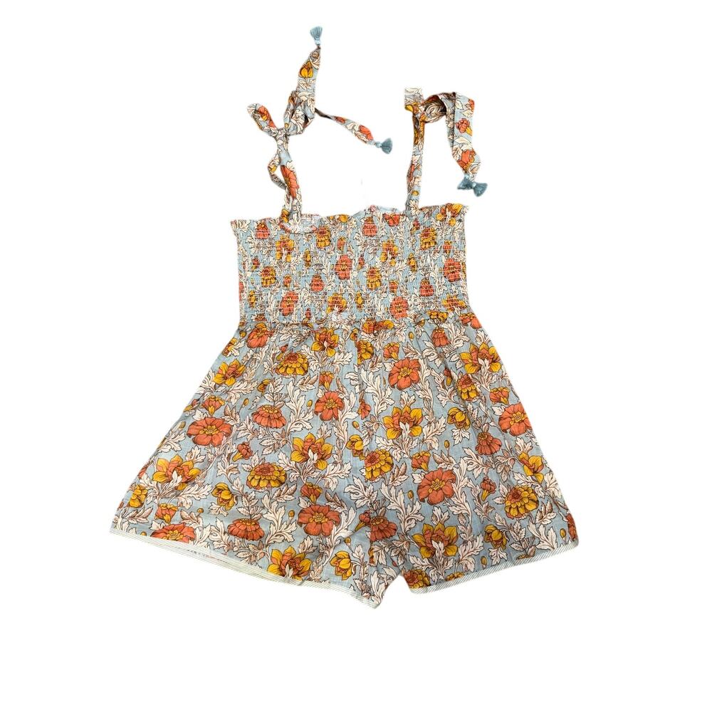 Zimmermann Andie Floral Cotton Jumpsuit Girl